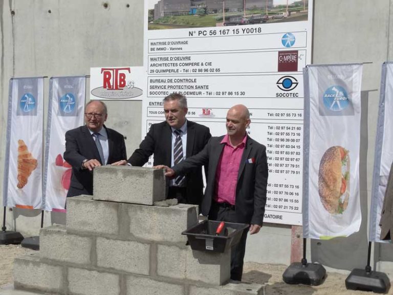 Pose de la première pierre du futur complexe Centrale & Plateforme BACK EUROP FRANCE !