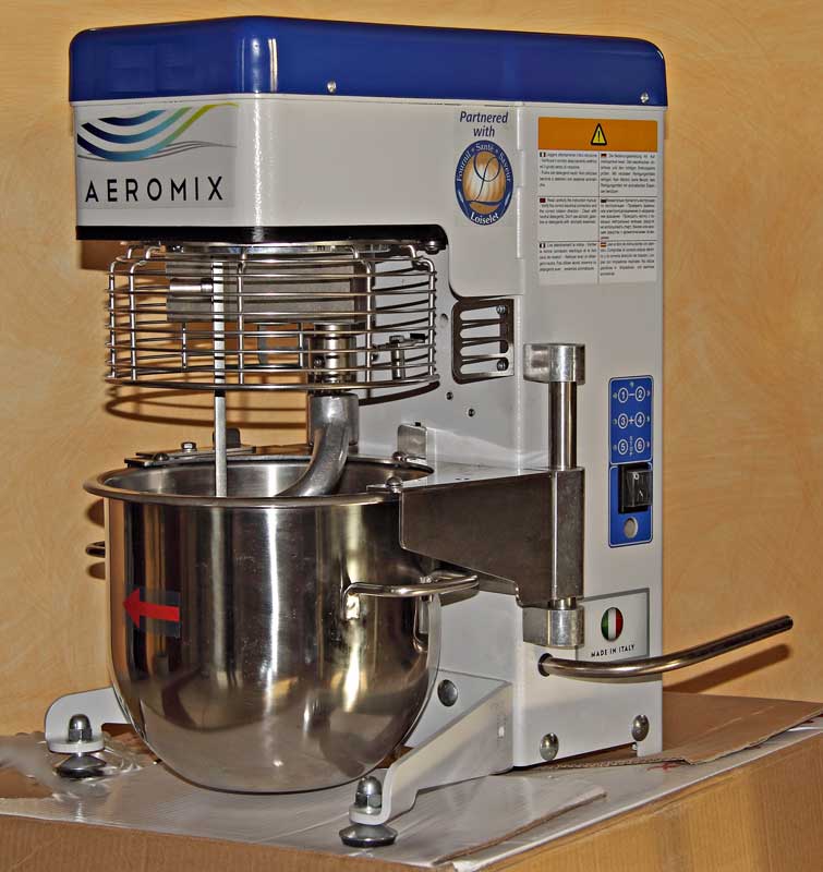 La centrale de Pétrissage-Décuvage Aéromix 160DT + EBB 120/160 ultra compact de Fournil Santé Saveur