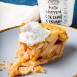 Tarte aux pommes et crème coco