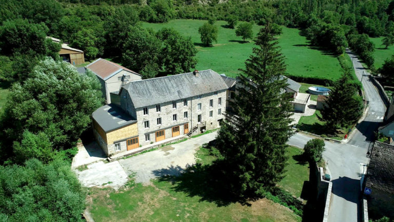 Le Moulin de Colagne, vue aérienne
