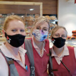 Delphine, Victoria et Aurélie, équipe de choc de la boutique à Esch