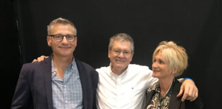 Isabelle, Gérard et Christophe SABY, de droite à gauche.