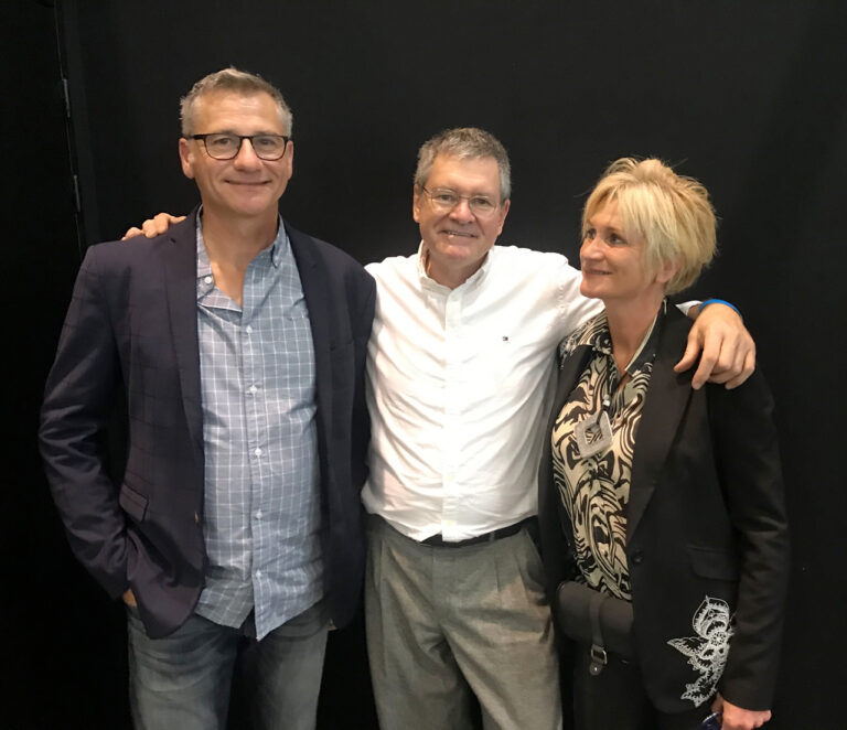 Isabelle, Gérard et Christophe SABY, de droite à gauche.