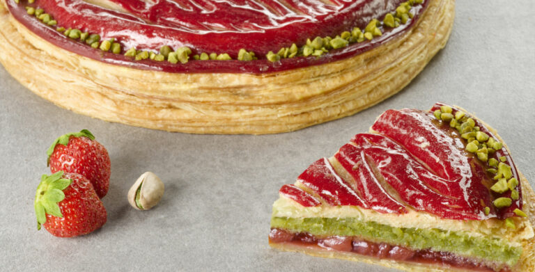[Recette] Galette des Rois fraise pistache