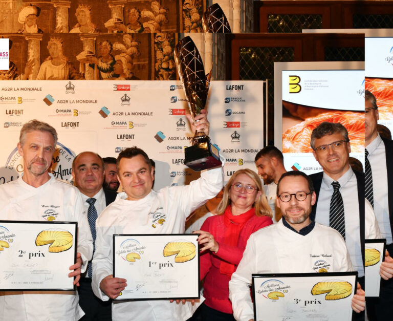 Le podium du Concours National de la Meilleure Galette aux Amandes