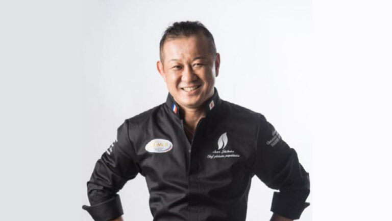 Cémoi Pro et le chef japonais Takeshi Shibata au Salon du Chocolat de Paris