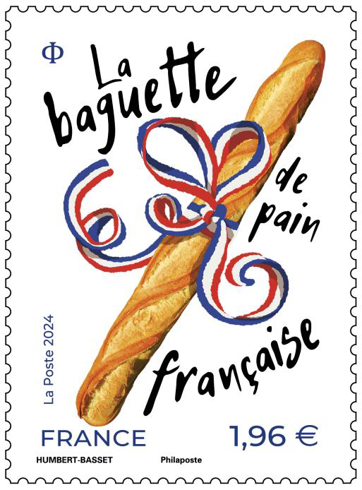 La Poste lance le timbre « La baguette de pain française »