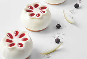 Les recettes d’été des chefs Savencia : Floraison Poire Cassis