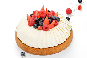 Les recettes d’été des chefs Savencia : Tarte Iris Fruits Rouges