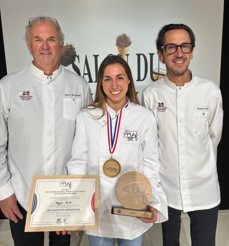 « Un(e) des Meilleur(e)s Apprenti(e)s de France » : Marjorie MIETTE remporte le titre Chocolaterie-Confiserie 2024