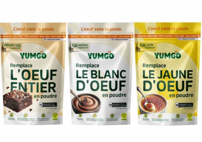 Yumgo, pionnier de l’œuf végétal, propose désormais ses produits en petit format !