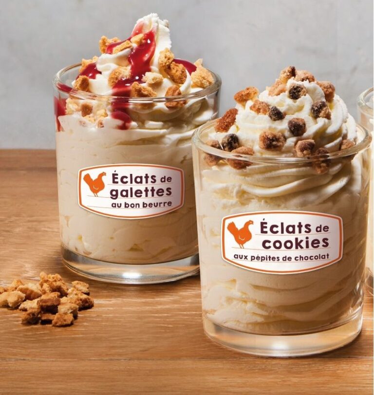 Ajoutez du croustillant à vos desserts avec les éclats de biscuits St Michel Professionnel ! 