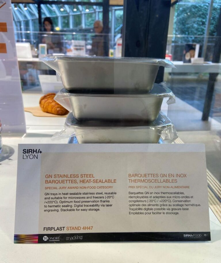 Pépites de la Boulangerie 2025 : la barquette GN en inox thermoscellable de Firplast récompensée
