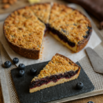 Tarte Crumble Façon Muffin Myrtilles