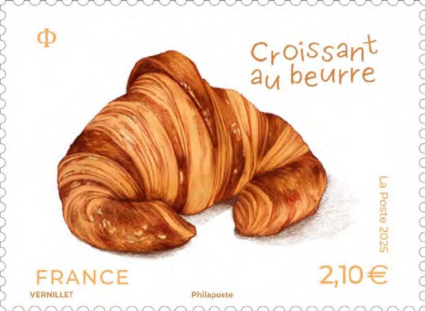 La Poste lance le timbre « Croissant au beurre »